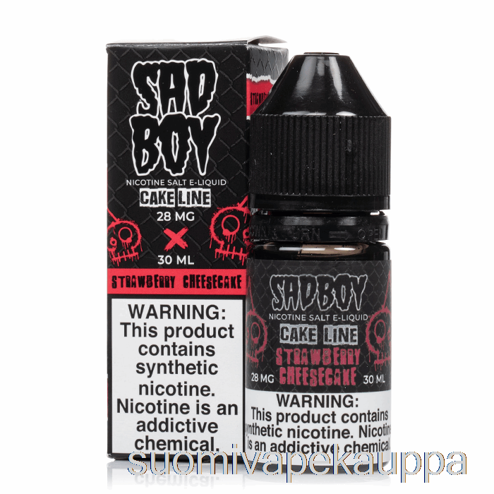 Vape Netistä Mansikkajuustokakku - Sadboy Suolat - 30ml 28mg